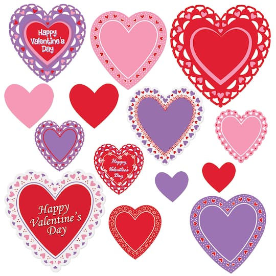 Michaels, Beistle Valentine's Day Cutouts, 14ct. – Category: Valentine's Party & Packaging